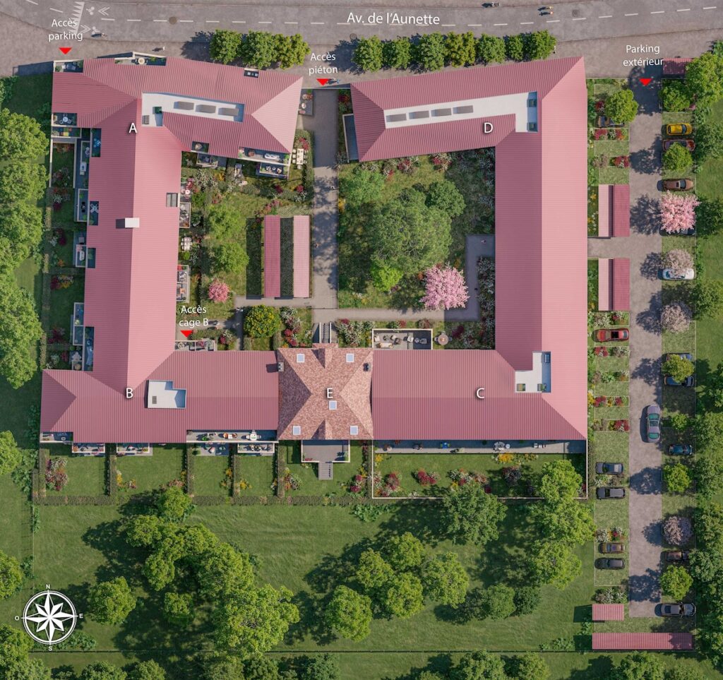 Plan de Masse LE CLOS DE L'AUNETTE