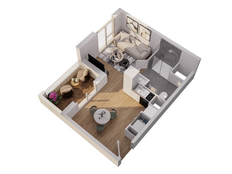 Plan 3D A4-104