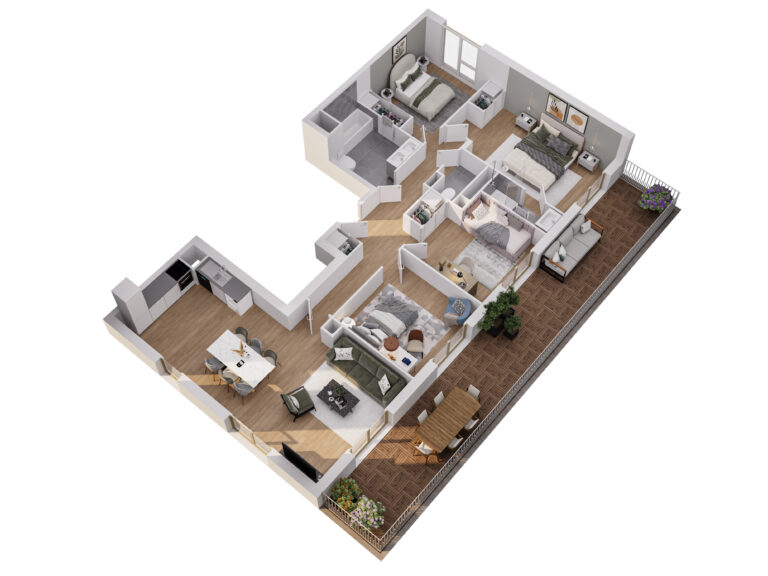 Plan 3D A4-502