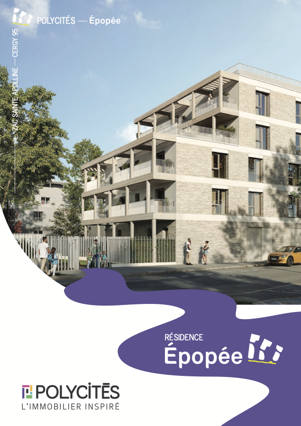 Couverture plaquette commerciale ÉPOPÉE